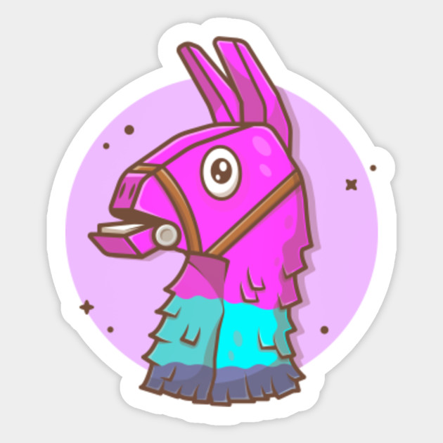 Llama Fortnite Liama Fortnite Sticker TeePublic